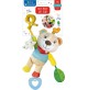 Clementoni- Easy-Peasy Soft Bear-Orsetto Morbido Peluche, Gioco Neonato, Sonaglino Passeggino, Rafforza Le capacità Motorie E Sensoriali, 100% Lavabile in Lavatrice, Multicolore, 17788